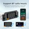 5 Inch Touch Screen Car Stereo Built-in CarPlay/Android Auto/Mirror-Link,1Din Radio Receiver with Bluetooth 5.1 Handsfree,FM USB Tpye C Audio Video Player+12LED Camera view 4