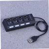 Angoily 3pcs USB Hub Ports Data Hub USB Splitter Expander for Pc Laptop Desktop view 3