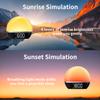 SoundLegend FM Radio Sunrise Alarm Clock Sound Machine Wake-Up Light Sunrise Sunset Simulation Adjustable Volume Brightness Sleep Aid 13 Colors 23 Sounds 28 Tunes Snooze Dual Alarm 4 Timers view 2