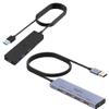 TSUPY USB 3.2 Hub Multi USB Adapter Port Expander with 4ft Cable, USB 3.0 Splitter SD/TF Card Reader & 3 USB 3.0 Ports Compatible for PC, Laptops, Surface Pro, MacBook, view 1