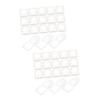 Angoily 48pcs Transparent Memory Card Storage Cases for and Cards Organizer with Labels Lightweight and Portable Container Protects from Loss and Damage view 1
