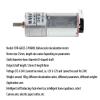 GM25 370 AB Dual Phase with Hall Encoding Code Disk Reduction Motor All Metal Gear (Size : 27rpm, Color : 6V) view 3