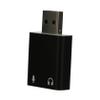 Angoily Audio Adapter Lightweight Aluminum External Stereo Sound Card Headphone Jack 7.1 Channel No Driver Required view 1