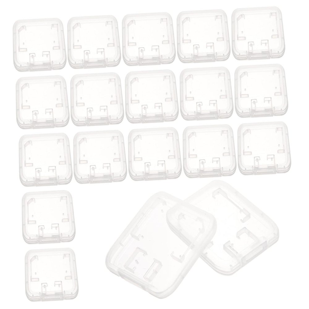Angoily 24pcs Memory Card Storage Cases Card Organizer Cover Lightweight Design for Easy Carrying for Daily Use and