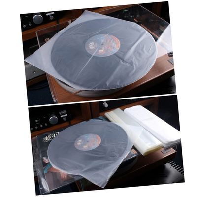 Angoily 50pcs Sleeves Pkastic Plastic Bags for 12cm Flap Sleeves Keep Your Safe and Scratch