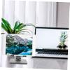 Angoily Adjustable Tablet Stand Aluminum Alloy Bracket for Tablets Laptops Portable Multi-Angle Universal view 2