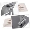 Angoily Adjustable Tablet Stand Aluminum Alloy Bracket for Tablets Laptops Portable Multi-Angle Universal view 4