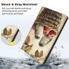 Qindaiwen Case for 6.8" Kindle Paperwhite 11th Generation 2021 Lightweight PU Leather Cover with Auto Wake/Sleep for Amazon Kindle Paperwhite 2021 Signature Edition/Kids E-Reader, Birds in Basket view 4