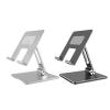 Kamonda Adjustable & Foldable Tablet StandPortable Aluminum Holder for Laptop Tablets 13-17inch Slim and Stable Anti-Slip, Gray view 2