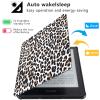 Qindaiwen Case for 6.8" Kindle Paperwhite 11th Generation 2021 Lightweight PU Leather Cover with Auto Wake/Sleep for Amazon Kindle Paperwhite 2021 Signature Edition/Kids E-Reader, Leopard Print view 3