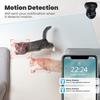 litokam Bundle of Black Indoor Camera & 2 Pack White Security Camera view 3