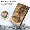 Qindaiwen Case for 6.8" Kindle Paperwhite 11th Generation 2021 Lightweight PU Leather Cover with Auto Wake/Sleep for Amazon Kindle Paperwhite 2021 Signature Edition/Kids E-Reader, Highland Woolly Cow view 4