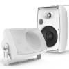 STUDIOFINIX 6.5-Inch 400W Outdoor Bluetooth Speakers Waterproof Wired, Wall-Mount Waterproof Speaker System for Patio, Home, Poolside, Deck, Backyard (Pair,White) view 1