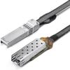 10Gtek 25G SFP28 to SFP28 Extender Cage with EEPROM on Cage Side, 3M Flat Cable in Nylon Jacket, 30AWG, 50cm view 1