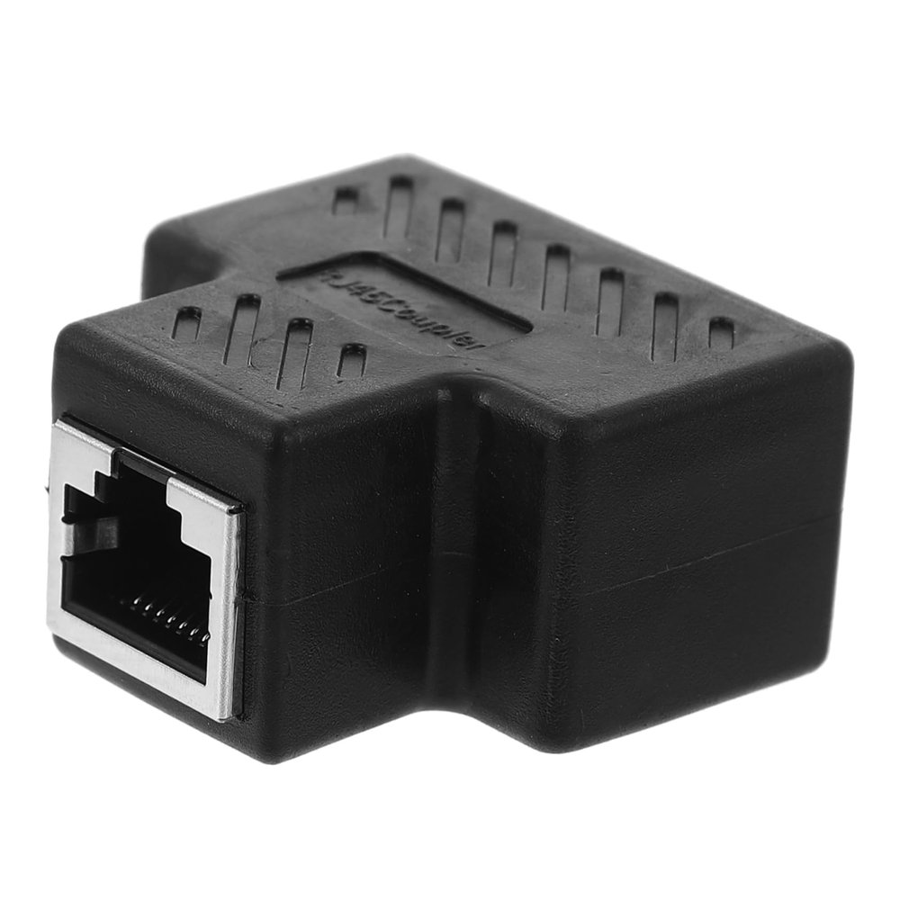 Homoyoyo Ethernet Splitter Adapter to Network Connector Compact High-Speed Ethernet for Use Simple Play Design for Connecting Multiple Devices