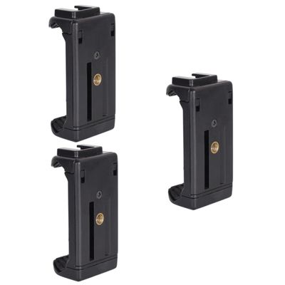 Angoily Pcs Adjustable Phone Clamp for Gimbal Inch Screw Hole Smartphone Holder for Light Stand
