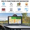 LOVPOI GPS Navigator for Truck Car, 7'' GPS Commercial Drivers 2025 Trucker GPS for Semi Truck (Latest 2026 Maps Free Lifetime Updates) with GPS Navigation Systems, Voice Assist, Speed Limit Warnings view 3
