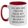 Developer Mug - Coolest Become A Developer Gift Christmas 11oz Ceramic view 1