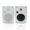 STUDIOFINIX 6.5 Inch 400W Outdoor Speakers Wired Waterproof Passive with Powerful Bass, Wall Mount Speakers for Patio Garden Poolside Home(Pair,White) view 1