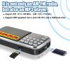 BOESPATR Small Radios Portable AM FM,Large Capacity Rechargeable Capacity Battery Powered Radio,TF Card Micro SD Card USB Slot MP3 Playback,Digital Buttons,Excellent Reception and Sound Quality view 2