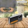 BOESPATR Small Radios Portable AM FM,Large Capacity Rechargeable Capacity Battery Powered Radio,TF Card Micro SD Card USB Slot MP3 Playback,Digital Buttons,Excellent Reception and Sound Quality view 4