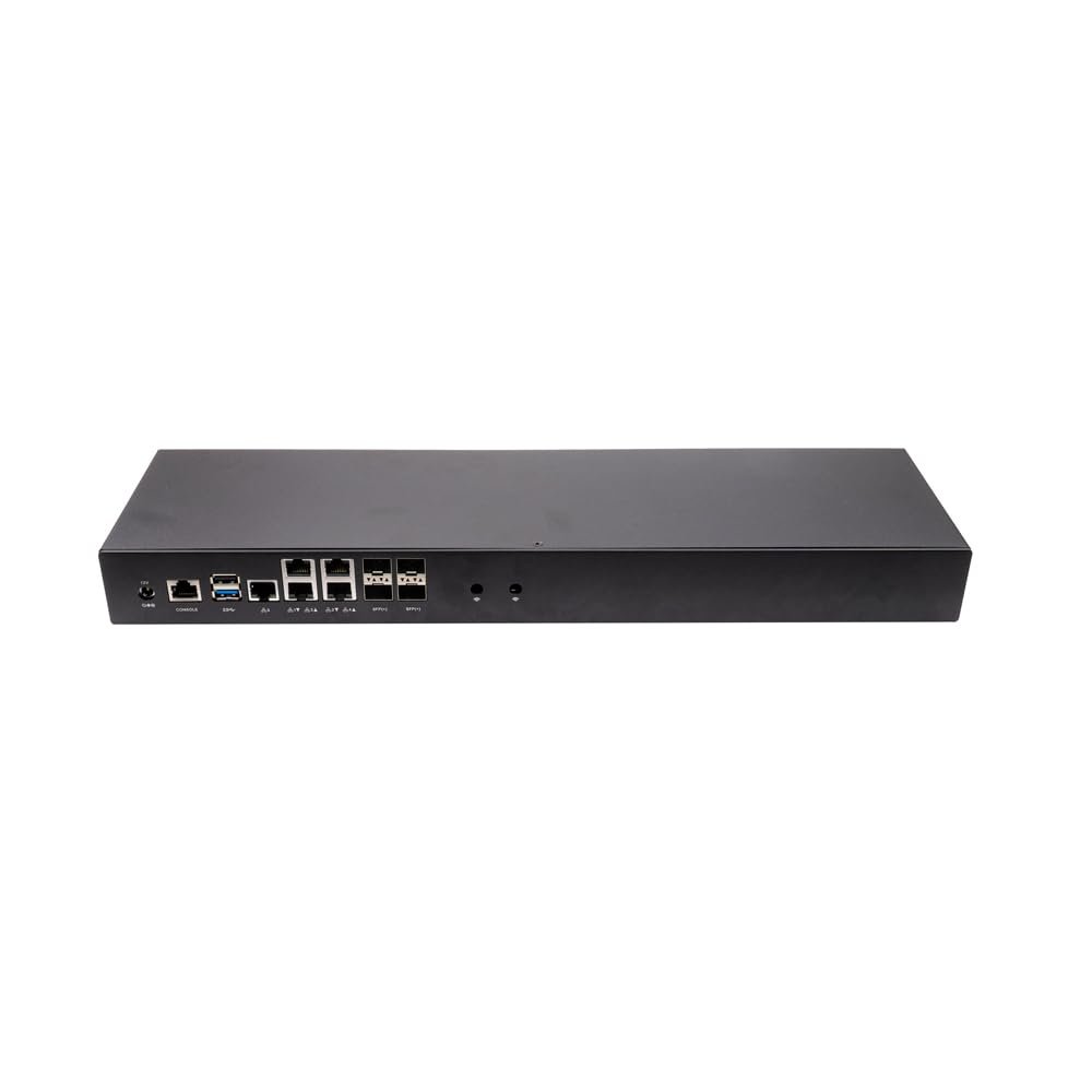 Qotom Q20331G9 1U Rackmount SFP+ 10GB /2.5G / I225 2.5GB LAN C3758R Firewall Router Mini PC 8G RAM 128G SSD