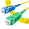 10Gtek Fiber Patch Cable - SC to SC/APC OS2 Singlemode Jumper Simplex 9/125 LSZH Fiber Optic Cord, 2-Meter(6.5-ft) view 1