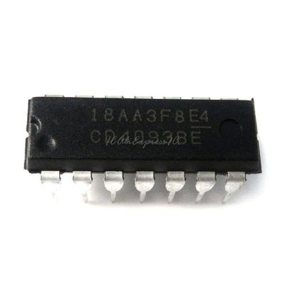5pcs/lot CD4093BCN CD4093BE CD4093 DIP-14
