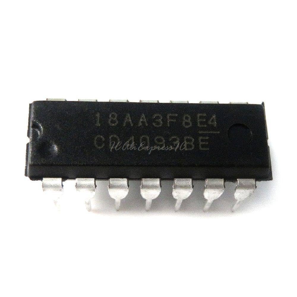 5pcs/lot CD4093BCN CD4093BE CD4093 DIP-14