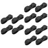 DOITOOL Sets Cord Keepers for Cables Power Cord Holder Adhesive Cable Organizer Clips for Tidy Home Storage Pcs view 1