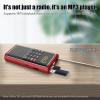 Small FM Radio Pocket Portable Radio,Rechargeable Battery Operated,USB/Micro SD Card/TF Card Slot Mp3 Player,Numeric Key, with Recorder,Excellent Reception and Sound,Suitable for Home & Outdoor Use view 2