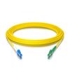 10Gtek Fiber Patch Cable - LC to LCA APC OS2 Singlemode Jumper Simplex 9/125 LSZH Fiber Optic Cord, Yellow, 20-Meter(65.6-ft) view 2