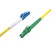 10Gtek Fiber Patch Cable - LC to LCA APC OS2 Singlemode Jumper Simplex 9/125 LSZH Fiber Optic Cord, Yellow, 20-Meter(65.6-ft) view 4