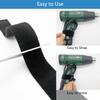 Double-Sided Hook and Loop Straps, Self-Gripping, 1/2 Inch, Cut to Length, Heavy Duty, Quick Wrap Cable Straps, Hook and Loop Roll for Bundling Fastening Storage and Organization, 0.5'' x 32' view 4