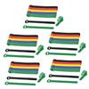 DOITOOL 5sets Ergonomic Cable Organizers Nylon Cord Straps Travel Size Easy to Use Hook and Loop Keep Your Desk Clean and Neat 50pcs*5 view 1
