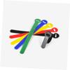 DOITOOL 5sets Ergonomic Cable Organizers Nylon Cord Straps Travel Size Easy to Use Hook and Loop Keep Your Desk Clean and Neat 50pcs*5 view 4