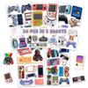 BIGZORO Pack 50 PCS Gamepad Stickers Game Controller Handle Vinyl Decals Waterproof Cute Cartoon Gaming Decor Bumper Water Bottles Laptop Bicycle Guitar for Kids Teens Adults Gamer view 2