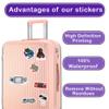 BIGZORO Pack 50 PCS Gamepad Stickers Game Controller Handle Vinyl Decals Waterproof Cute Cartoon Gaming Decor Bumper Water Bottles Laptop Bicycle Guitar for Kids Teens Adults Gamer view 3