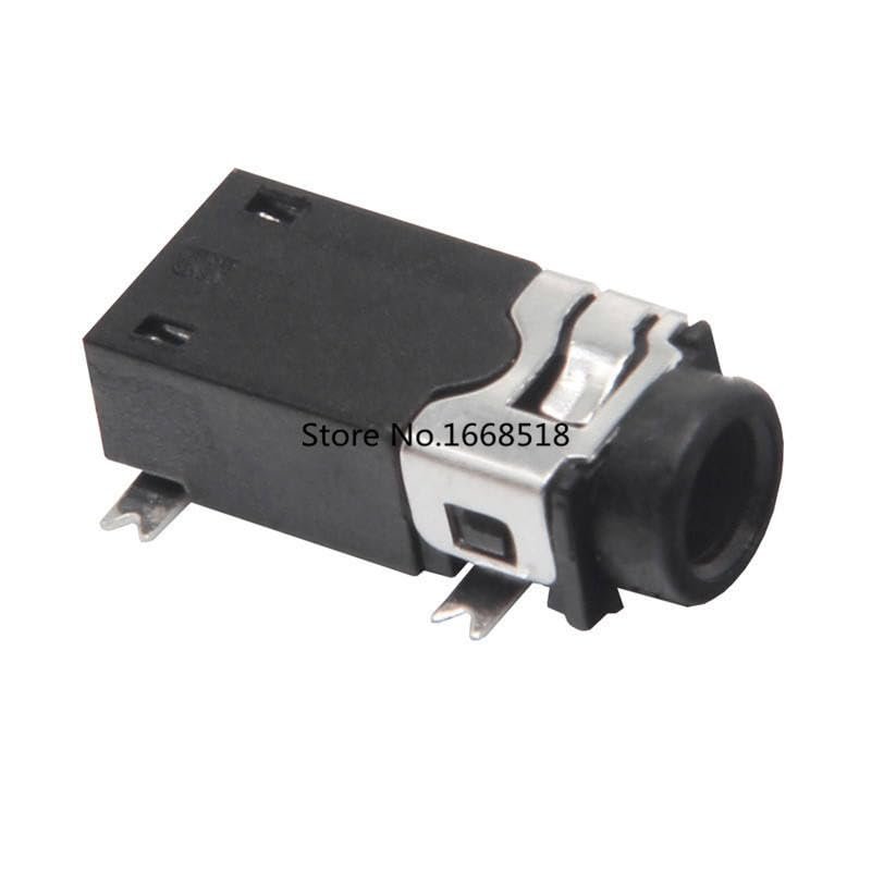 10Pcs 2.5mm Headphone Socket/Audio Socket PJ234 SMT 4PIN PJ-234 4P 2.5 Headphone Female Socket