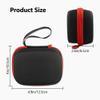 BXIZXD Hard Case for JBL GO3 / Go 3 Eco Portable Bluetooth Speaker, EVA Case for Protection and Outdoor (Black+Red) view 3