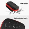 BXIZXD Hard Case for JBL GO3 / Go 3 Eco Portable Bluetooth Speaker, EVA Case for Protection and Outdoor (Black+Red) view 4