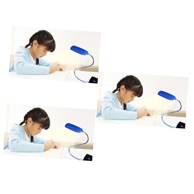 Angoily 3pcs USB Reading Lamp with Led Lights Flexible Gooseneck for Laptop Use Eye-Caring Design Portable Computer Light