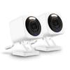 WYZE Cam v4 (Latest Model), 2.5K AI Security Camera, Indoor/Outdoor Cameras for Home Security, Baby Monitor & Pet Camera, Color Night Vision, No Subscription Required, Free Expert Help (2 Pack) view 1