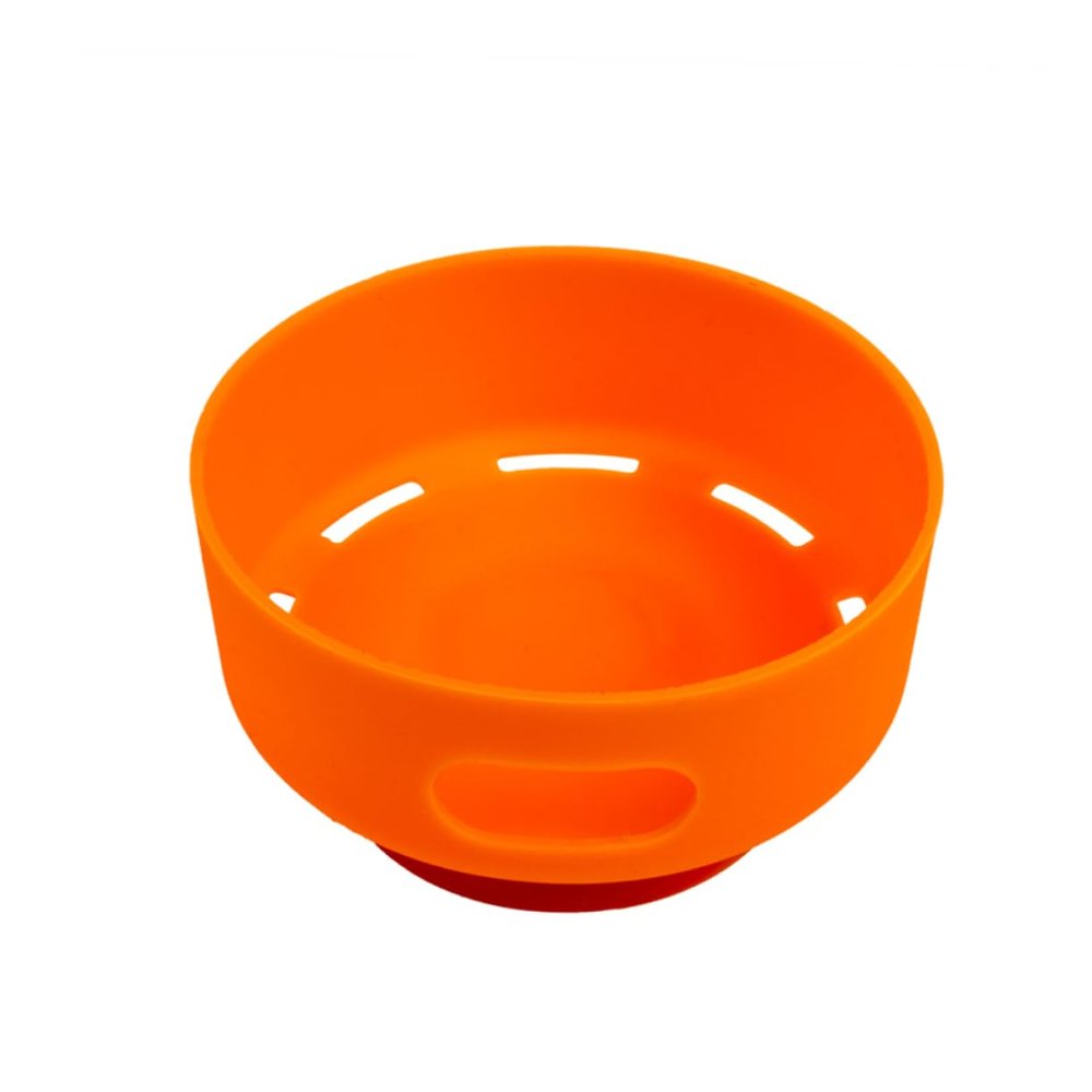 Angoily Silicone Protective Case Cover with Cup Base for Generation Portable and Reusable Design for Home and Travel Use Orange