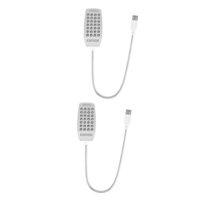 Angoily 2pcs Computer Light Led Bulbs Gooseneck No Flicker Glare Eye-Safe Energy-efficient