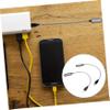 Angoily 6pcs USB Computer Laptop Reading Lamp Mini Night Light Portable Rechargeable for Dorm view 3