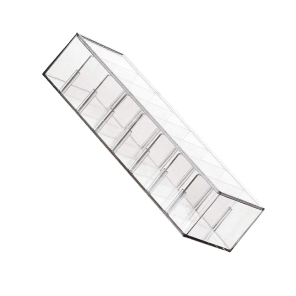 Angoily Desktop Cable Organizer with Lid Practical Wire Storage Box for Cords and Small Items Durable Pet Material for Organization