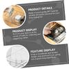 Angoily Desktop Cable Organizer with Lid Practical Wire Storage Box for Cords and Small Items Durable Pet Material for Organization view 2