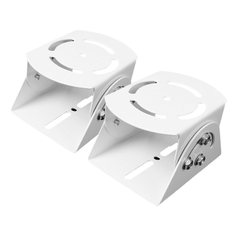 Angoily 2pcs Wall Mount Security Camera Bracket Design for Use Easy Installation Fit for Monitoring Equipment