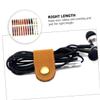 Angoily 24pcs Leather Cable Clips Durable Cord Organizers for Earphones Data Cables Lightweight Flexible Design Colors for Travel Home Office Use view 4